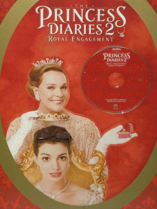 RIAA GOLD SALES AWARD FOR THE PRINCESS DIARIES 2 JULIE ANDREWS ANNE HATHAWAY 2