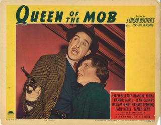 Queen Of The Mob (1940) Tough Mob Boss Mom With Gangster Both Pointing Guns
