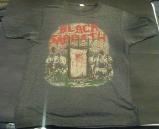 Black Sabbath Mob Rules Vintage 1982 Tour T - Shirt Size Medium
