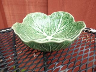 Bordallo Pinhiero 6 3/4” Green Cabbage Leaf Bowls Set Of 7