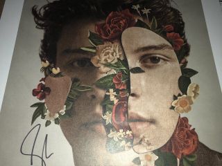 Shawn Mendes Rare Signed Autographed 12x12 Lithograph Poster