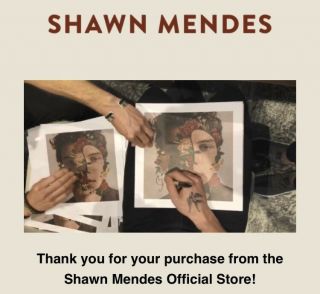 Shawn Mendes Rare Signed Autographed 12x12 Lithograph Poster 5