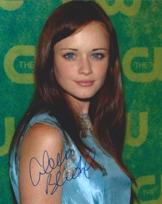 Alexis Bledel Signed 8x10 Photo - In Person Exact Proof - Rory 