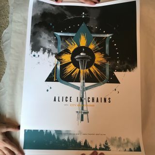 Alice In Chains Seattle Poster 9/20/19