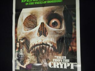 Tales From the Crypt 1972 orig 1 sheet poster Peter Cushing Joan Collins Horror 5