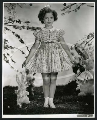 1937 20th - Fox Keybook Photo - Shirley Temple In Cinderella Easter Dress