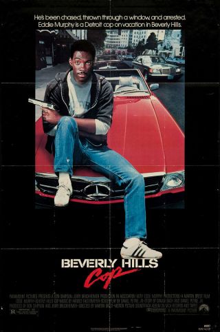 Beverly Hills Cop 1984 27x41 Orig Movie Poster Fff - 04949 Fine,  Very Good