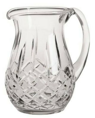" Look " Waterford Crystal Lismore 60fl Oz Pitcher Open Box
