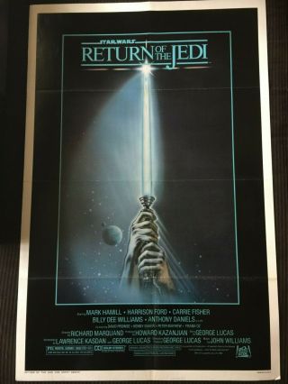 Star Wars Return Of The Jedi One Sheet Movie Poster 27x41 Folded 830013