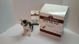 The Little Rascals " Pete The Pup " Porcelian Dog By Hamilton 1995 Picker Find