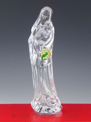 Waterford Crystal Figurine CHRISTMAS NATIVITY MOTHER & CHILD MADONNA MARY JESUS 3