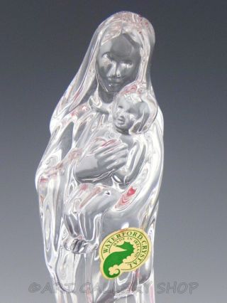 Waterford Crystal Figurine CHRISTMAS NATIVITY MOTHER & CHILD MADONNA MARY JESUS 4