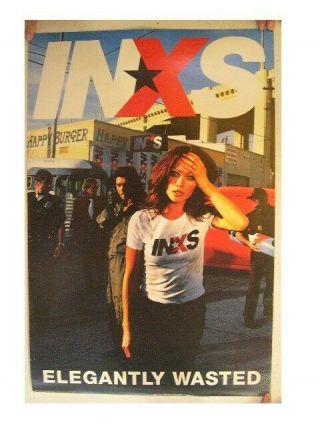 Inxs Poster Commercial Elegantly Wasted
