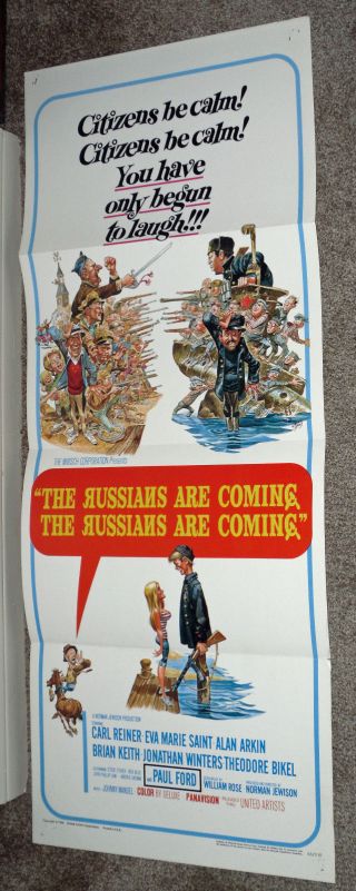 The Russians Are Coming The Russians Are Coming Orig 1966 Poster Jack Davis Art