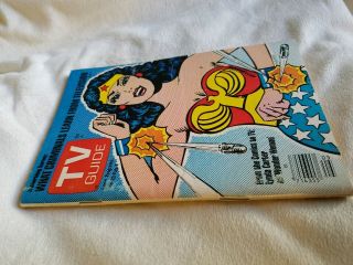 TV Guide 1977 Wonder Woman Lynda Carter Comic Book Near York 5