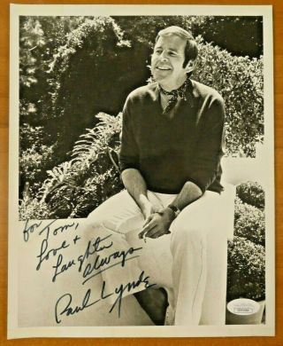 Paul Lynde Signed 8x10 Photo With Jsa