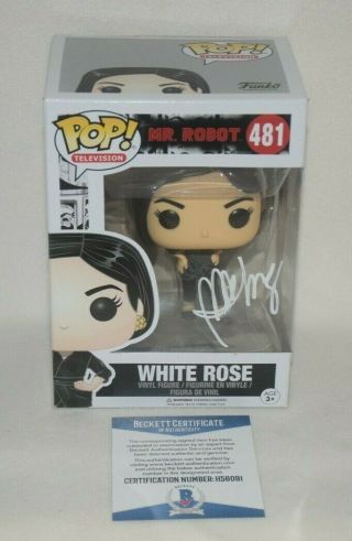 Bd Wong Signed Autographed Mr.  Robot White Rose 481 Funko Pop Bas H56091