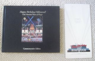 1987 - - " Happy Birthday Hollywood " - - Photo History Hollywood,  Event Program - - Nmt