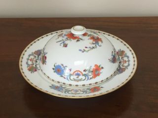 A Raynaud Ceralene Limoges VIEUX CHINE Round Covered Muffin Warmer Butter Dish 5
