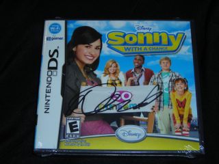 Demi Lovato Rare Signed Auto Sonny With A Chance Game