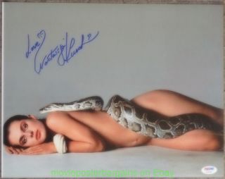 Nastassja Kinski Autographed Photo 11x14 Natassia W Richard Avedon Snake W Psa