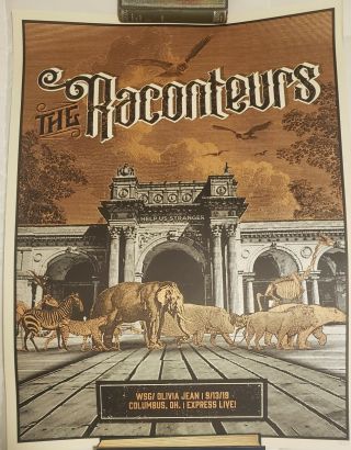 The Raconteurs Columbus Concert Poster