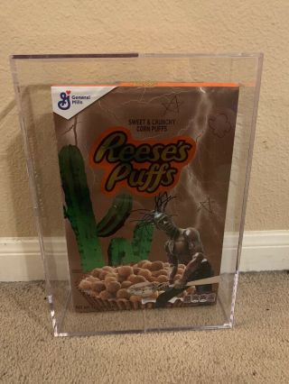 Travis Scott Reese’s Puffs Cereal With Acrylic Case