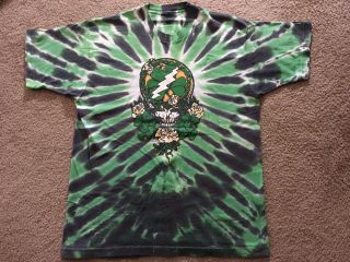 Grateful Dead T - Shirt Vintage 1992 Spring Tour Philly Pa Gdm Tie Dyed Xl Shirt