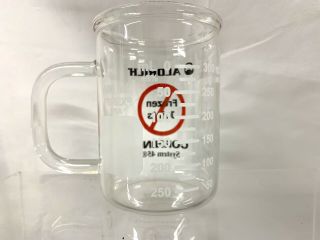 Vintage Corning Pyrex Lab Glass Measuring Cup Drink Beaker Coffee Mug 400 ml 2