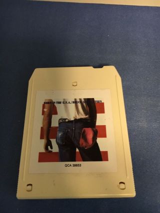 Bruce Springsteen 1984 Born In The Usa 8 Track Tape Rare Collectible