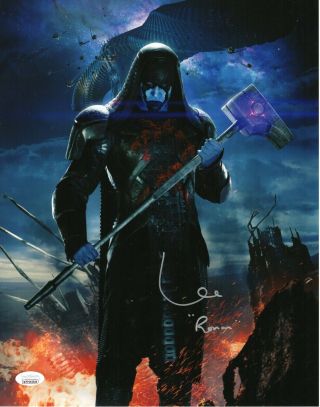 Lee Pace Autograph 11x14 Photo Guardians Of The Galaxy Ronin Signed Jsa