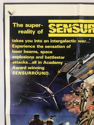 BATTLESTAR GALACTICA Movie Poster (Fine, ) One Sheet 1978 Sci - Fi 3765 2