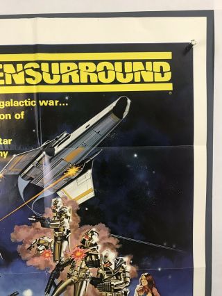 BATTLESTAR GALACTICA Movie Poster (Fine, ) One Sheet 1978 Sci - Fi 3765 3
