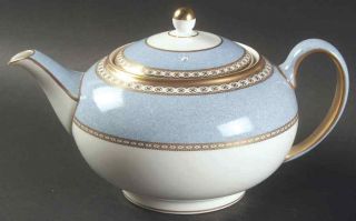 Wedgwood Ulander Powder Pale Blue Tea Pot 7693025