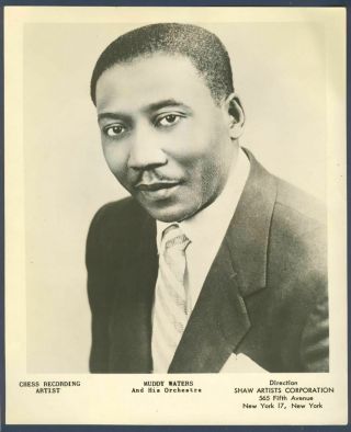Vintage Chess Records Muddy Waters Publicity - Agency Photograph Blues