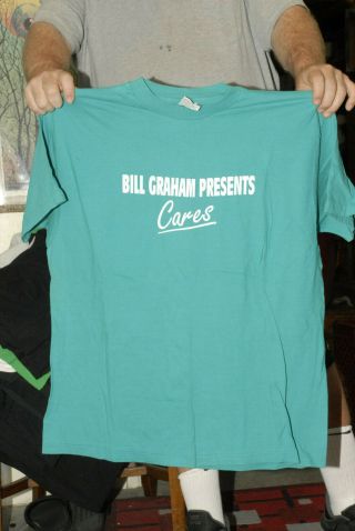 Bill Graham Presents Cares 1993 Aids Walk San Francisco T Shirt Vintage
