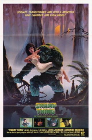 The Swamp Thing Adrienne Barbeau Cult Classic Movie Poster