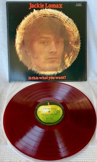 Jackie Lomax " Is This What You Want " Ultra - Rare Japan 1st Press Red Wax