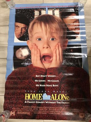 Home Alone 1990 27x40 Orig 2 Sided Movie Poster