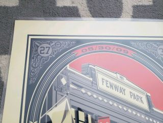 Dave Matthews Band Fenway Park Poster Print 5/30/09 18x24 2