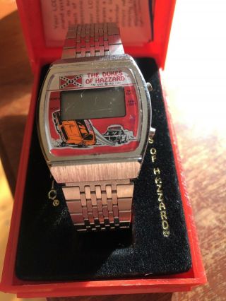 Vintage 1981 Stainless Steel Dukes Of Hazards Watch