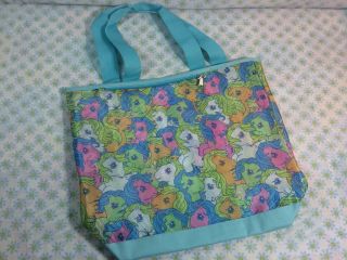 My Little Pony Mlpg1 Canvas Tote Bag Official Hasbro Beach Bag Mlp Blue Cute
