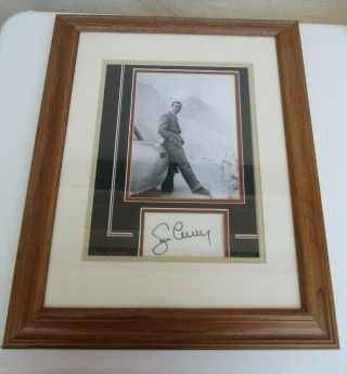 Signed Autographed Sean Connery James Bond Framed Picture 22 " X18 " Framed,