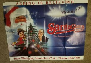 Santa Claus The Movie 1985 Nyc Subway Poster 45x59