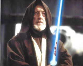 Alec Guinness " Star Wars " Signed 8 X 10 Photo Autographed Guaranteed Authentic