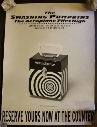 Smashing Pumpkins Aeroplane Flies High Promotional Poster