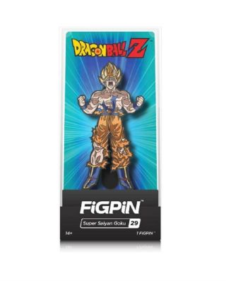 Figpin Dragon Ball Z Saiyan Goku - Collectible Pin With Premium Display Ca