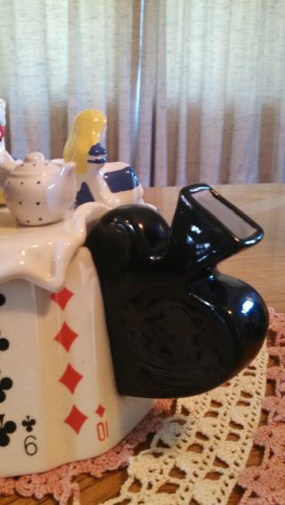 Paul Cardew Southwest Ceramics Alice in Wonderland Teapot dated 1990 8