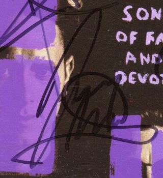 Depeche Mode Dave,  Martin,  1 signed CD Songs of Faith and Devotion. 3