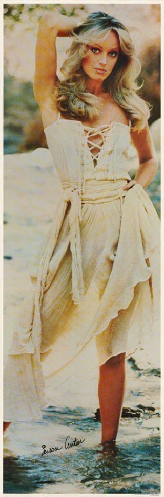 Door Poster:tv/movie Actress: Susan Anton - White Dress - 22 - 374 Lp34 X